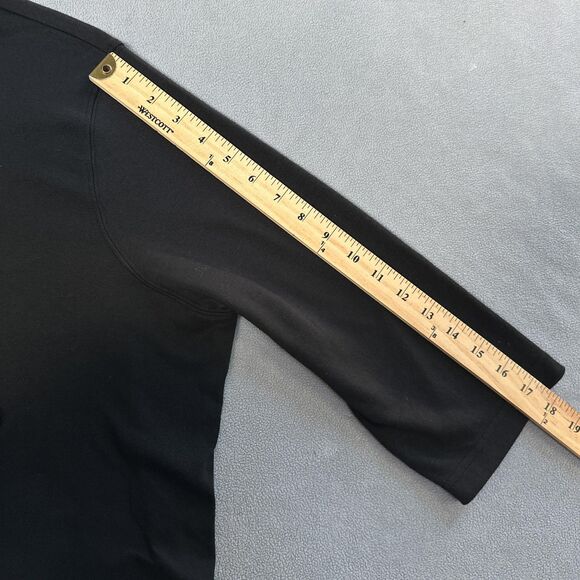 Halloween Rhinestone Cat Shirt Womens 1X 3/4 Sleeve Top Sparkly Cat Lover - Picture 10 of 11